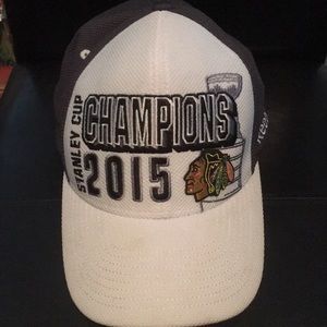 Chicago Blackhawks 2015 championship hat